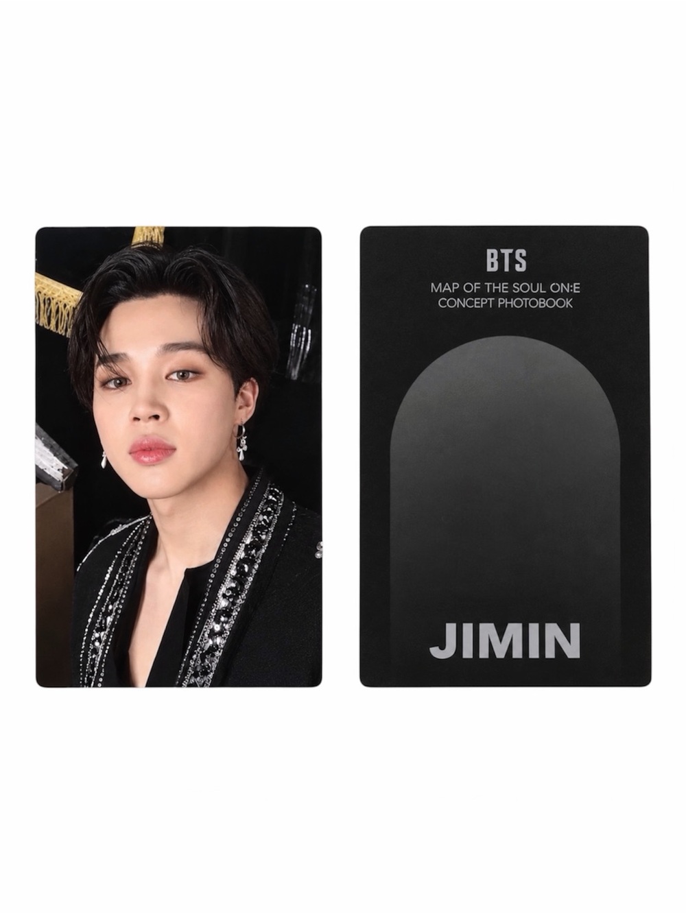 DEFECTIVE BTS: MAP OF THE SOUL ON:E CONCEPT PHOTOBOOK ROUTE VER PHOTO CARD JIMIN